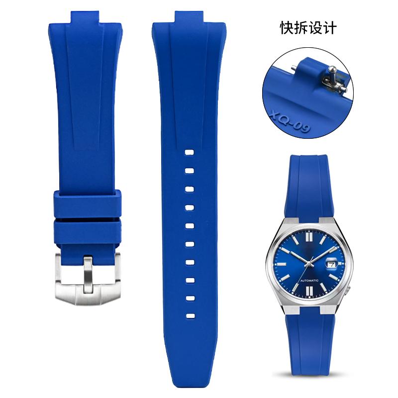 For Citizen NJ0150 NJ0151 NJ0158 Watch Fluororubber Strap FKM High Quality Watchband Men's Bracelet Quick Release Bar Wristband