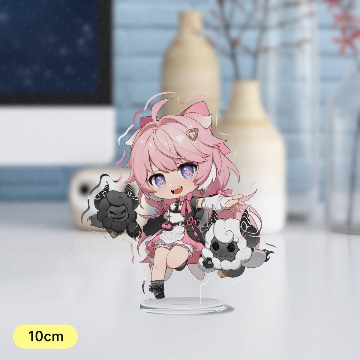 

New Hot Game Wuthering Waves LINGYANG Jiyan Yangyang Acrylic Stand Figure Display Cosplay Charm Desktop Model Plate Ornament 10 cm
