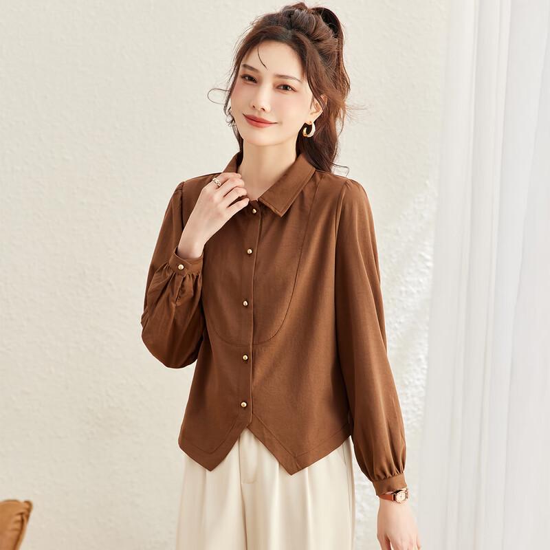 TERRE BLEUE Women s Fashion Designed Lapel Shirt XL