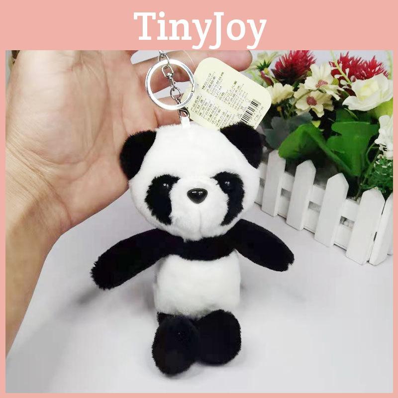 Stuffed Delightful Panda Toy Keychain Ultra Soft 18cm Creative Accessory Backpack