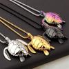 Fashion Pop Punk Lucky Gift Personality Fun Baby Turtle Necklace Longevity Turtle Hip Hop Holiday Pendant Jewelry