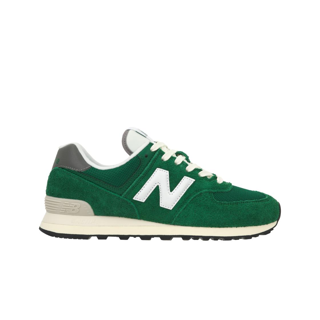 New Balance Nb 574 Мягкие Удобные Низкие Повседневные Беговые Кроссовки Унисекс Кроссовки Зеленые Белые U574HSB 36