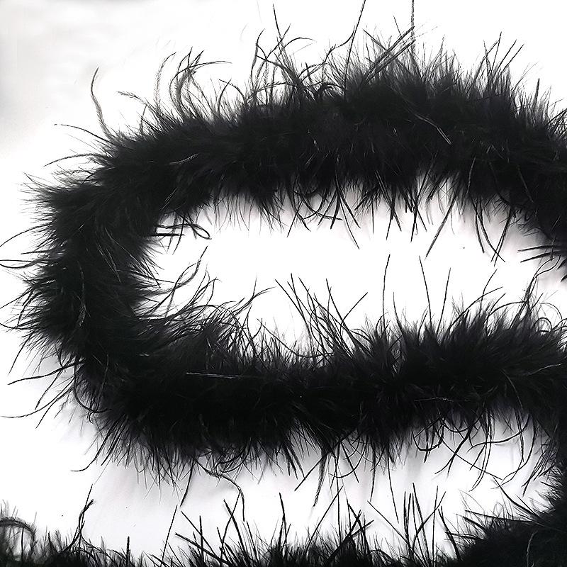 

Ostrich Top Clothing Accessories Feather Fleece Stage Performance Props Ostrich Fleece чёрный