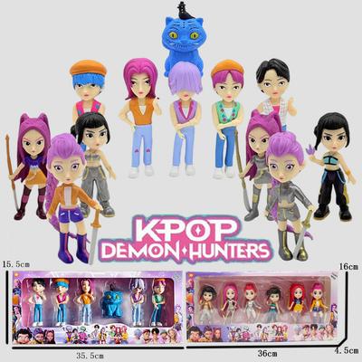 2 στυλ Anime Kpop Κυνηγοί Δαιμόνων Κυνηγός Μαγισσών Saja Αγόρια Υψηλής Εμφάνισης Κούκλα PVC Ομάδα Αγοριών Διακοσμητική Κούκλα Δώρο Γιορτής