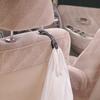 SEIWA Car Seat Hooks W125 2, 2-Pack, Black,