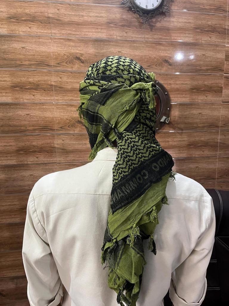 Palästinensertuch Kufiya Arafat Baumwolle Neu Trendig Aussehend Handgraviert Geschenk