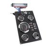 5-teiliges Instrumentenpanel-Set Rote LED 12 24V 85mm Drehzahlmesser Kraftstoffstand Wassertemperatur Öldruck Voltmeter