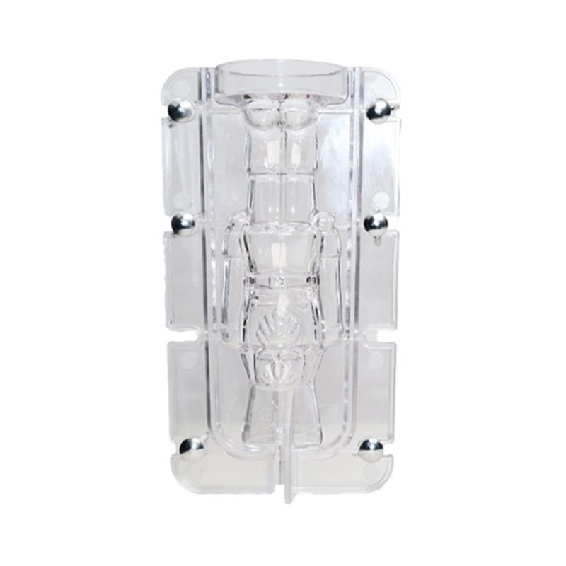 

Figure Candle Moulds 3D Soldiers Candle Molds Christmas Ornaments Plastic Silicone Molds Easy to Use Craft Supplies 1