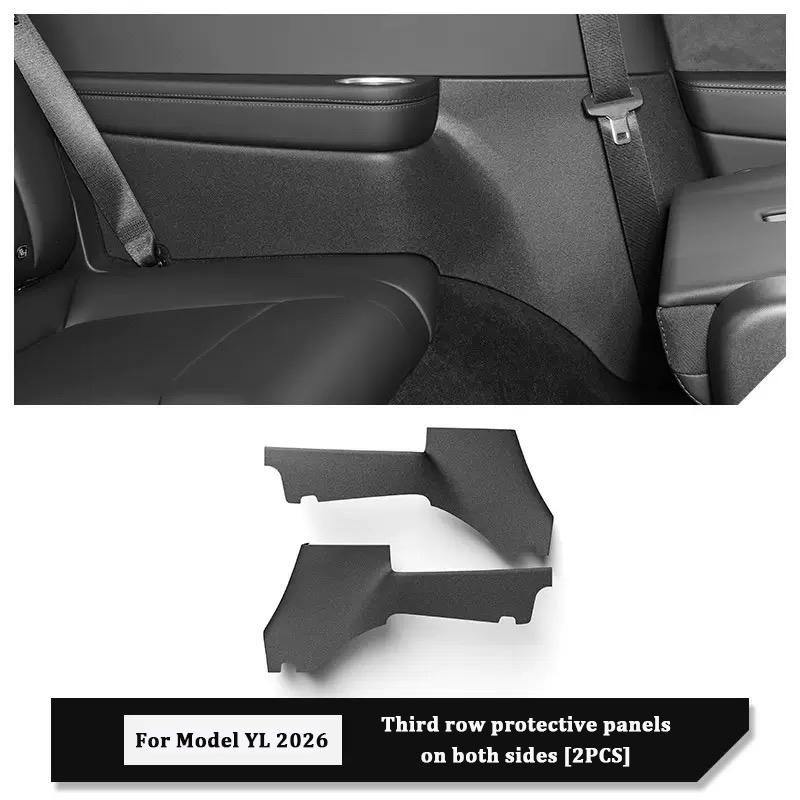 Trunk Side Protection Pads For Tesla Model YL 6-Seater Rear Trunk Side Guards Full Cover Anti Scratch Dirt Resistant Accessories