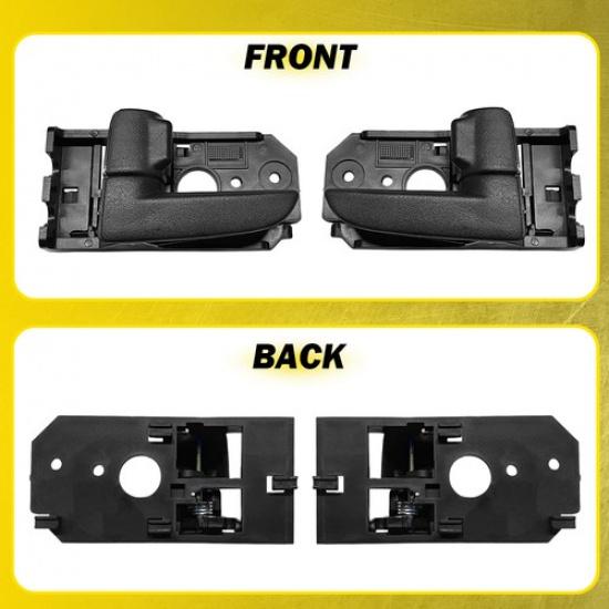 2x Black Interior Door Handle for Kia Spectra 2004-2009 Spectra5 Front or Rear