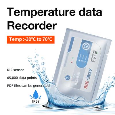 Mini USB Bluetooth Temperature Data Logger 65000 Points Internal Sensor High Precision TEMP Recorder For Cold Chain