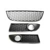 Car Fog Light Lamp Cover Bumper Grille Front Lower Bumper Center Grill For VW Polo MK4 9N3 2005-2009 Facelift 6Q0 853 677 B