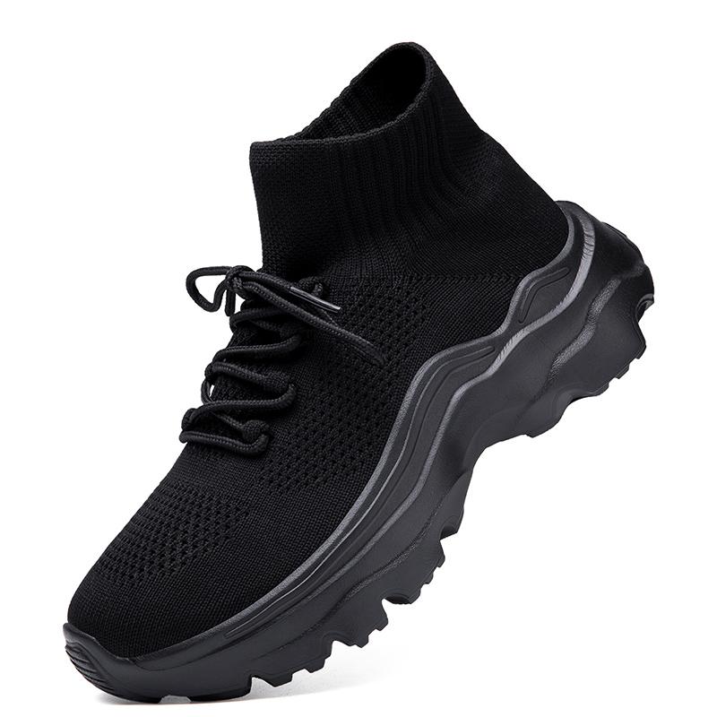 Fashion New Large Size Men's Casual Sports Shoes Fashion Thick Sole Light Thick Sole Men's Shoes Net Surface Increase Men's Sneakers
