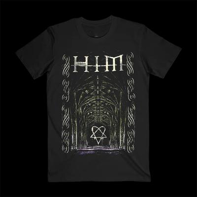 HIM Band  Black Cotton Men Size S-5XL CG947 Unisex T-Shirt
