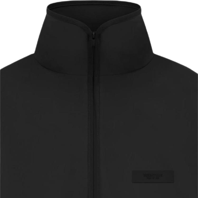 Fear of God Essentials Nylon Fleece Mockneck Vest Ink/Jet Black Men Outerwear 202SP244290F