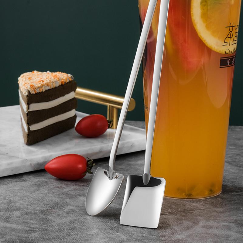 Ice Spoon Long Handle Shovel Watermelon Spoon Spoon Thickened Watermelon Spoon Coffee Spoon