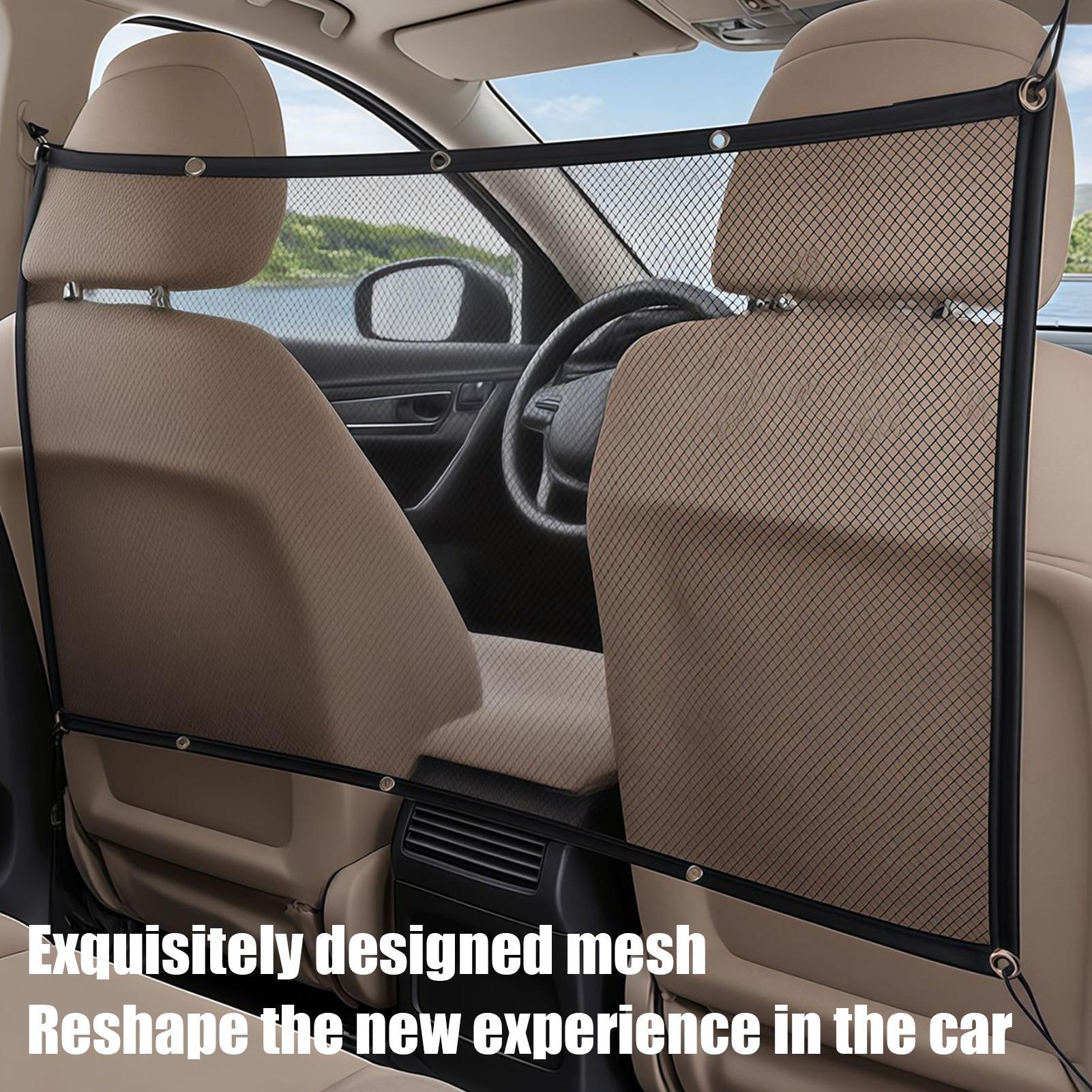 

Dog Net For Car Protective Backseat Dog Divider Heavy-Duty Foldable Isolation Net Non-slip Car Accessories For Safe Driving Pet CHINA