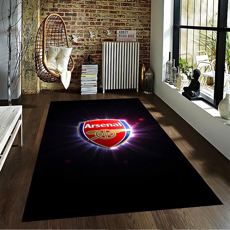 Arsenal Logo Designed floor mat, suitable as a non-slip mat for the living room or bedroom sofa