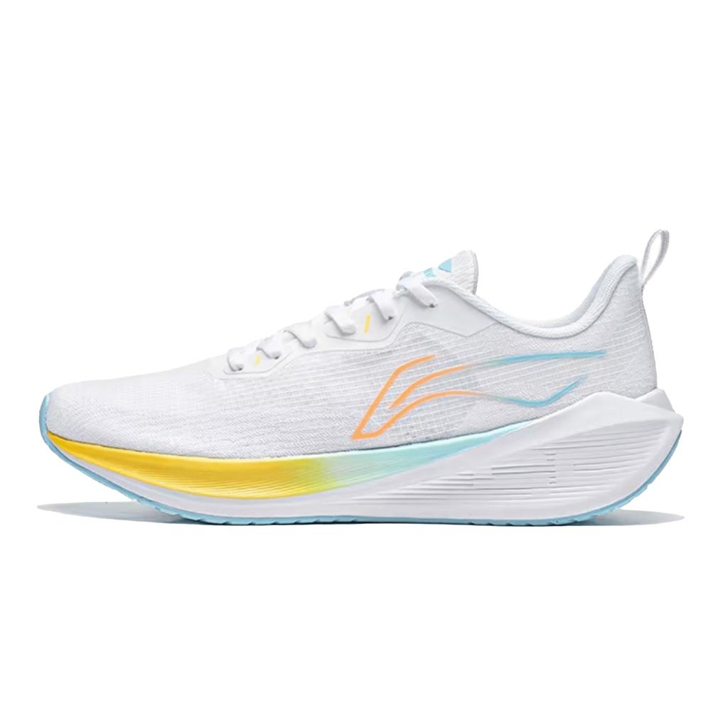 Li Ning Wuyue Dämpfung Atmungsaktiv Niedrig geschnitten Laufschuhe Herren Blau Weiß ARST003-1(Team537-)