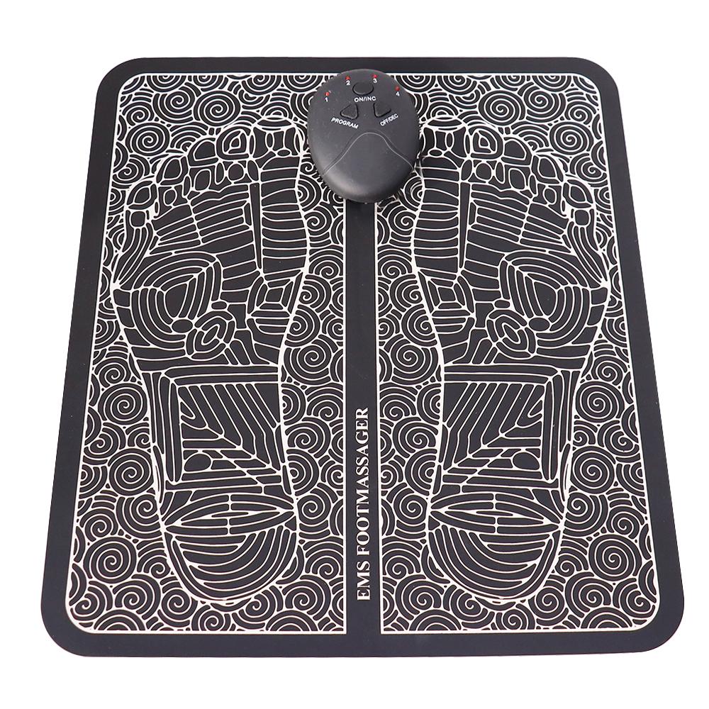 Electric EMS Foot Massager Pad Electrical Muscle Stimulation Foot Massager Foldable Massage Mat EMS121