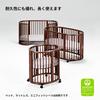 Stokke (Official) Sleepy Bed Fitted Sheet V3 White Organic Cotton Bedding Machine Washable 683301