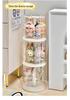 Rotating Labubu Plush Doll Display Box - Transparent Charm Stand for Blind Box Figurines
