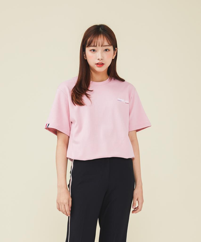 Teulaebeul237 Signature Short Sleeve (Pink)