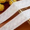 3 metri/lot 4,5 cm lățime hârtie din bumbac alb brodat dantelă accesorii din țesătură ac de păr Material pentru perdele de pânză pentru copii