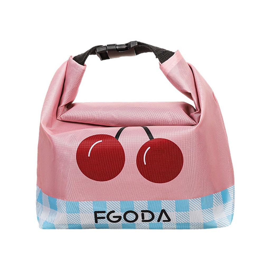 

Large Capacity Portable Picnic Bag Handheld Storage Bag Creative Insulated Bag Travel Cherry