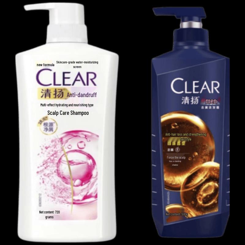 Clear Anti-Dandruff Shampoo Duo: Hydrating & Men s Anti-Loss