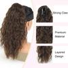 Aosiwig Synthetic Claw Ponytail For Women Long 18Inch Curly Hair Fake False Hairpiece Clip In Ponytails Extension Heat Resistant