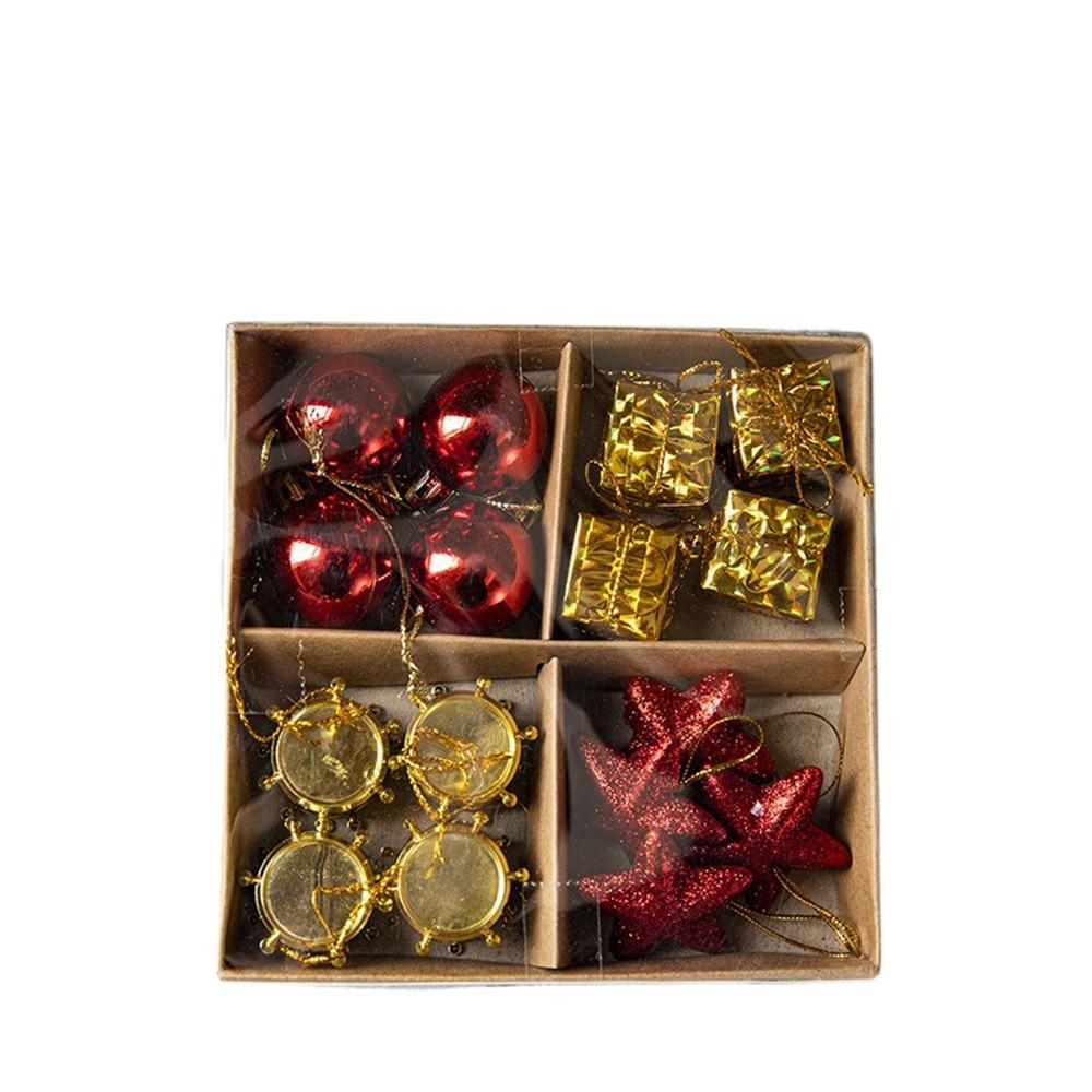 

Plastic Christmas Balls Snowflake Shatterproof Christmas Tree Pendants Hanging Decorative Merry Christmas Decorations for Home