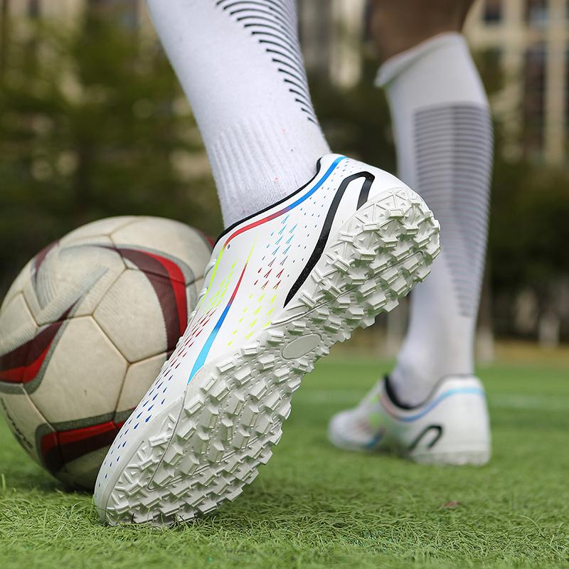 Mens Football Shoes Training Artificial Captain Football Shoes for Kids Boys Soccer Shoes