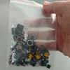 125Pcs 25 Types Micro Tact Push Button Switch Assorted Kit SMD DIP 2*4 3*6 4*4 6*6 12*12 Reset Mini Leaf Switches for Arduin