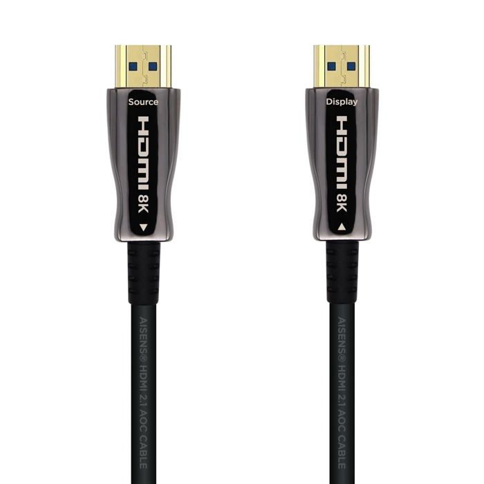 HDMI kabel V2.1 - AISENS - A153-0521 - Ultra vysoká rychlost 48 Gb/s - 8K60Hz 4K120Hz - 50m černý
