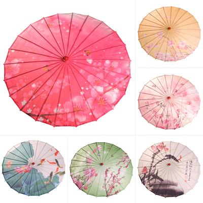 Decoration Umbrella Waterproof Craft Cheongsam Performance Dance Silk Umbrella Photography Props