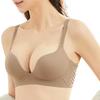 Cleavage L [ENYA-KARIN] Non-wired Bra, Enhancing, Mocha,