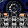 4pcs Car Wheel Tire Valve Stems Caps Aluminum Tyre Rim Stem Covers Airdust Waterproof for Mercedes Benz C180 C200 C260 C300 SR9
