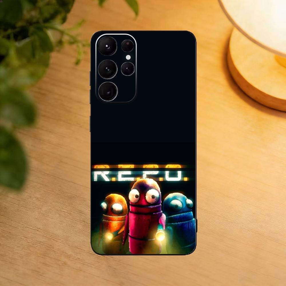 

Video Game R-R.E.P.O phone Case For Samsung S25,24,21,22,23,30,Ultra,20,Plus,Fe,Lite,Note Soft Black Cover Samsung S22ULTRA5G