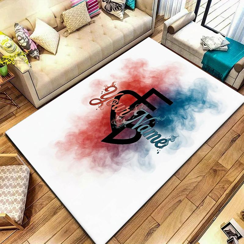Fc Basel Crest Custom Name Carpet Rug For Living Room Bedroom Home Sofa Decoration Kids Play Nonslip Floor Mat