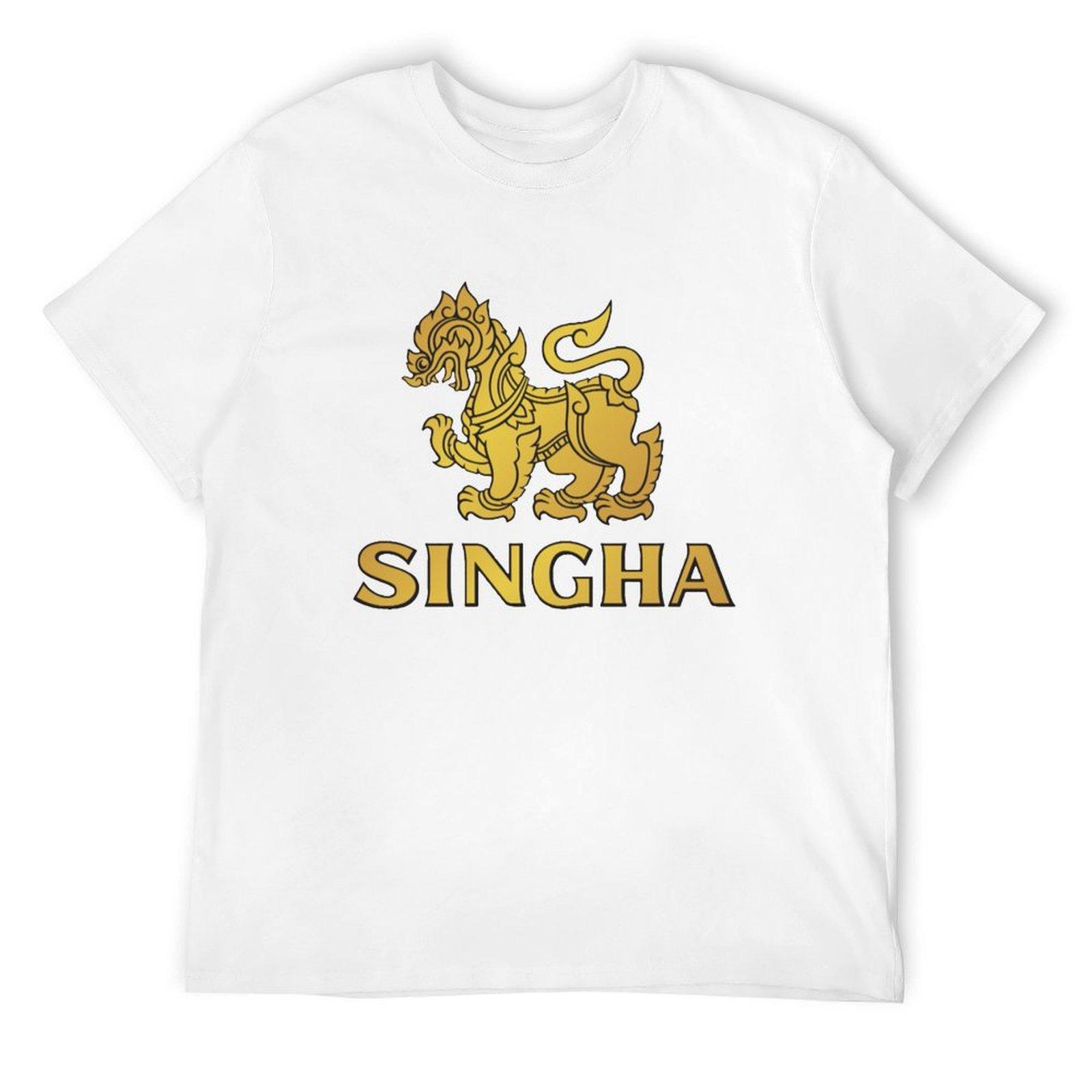 

Футболка Singha Beer Роскошная мужская футболка для футбола футболка с аниме милая одежда спортивные футболки для мужчин S