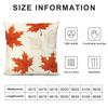 Maple Leaves Luxury Cushion Cover Pillowcase Ultra Soft Skin Friendly Fabric Cloud Like Comfort & Concealed Zipper