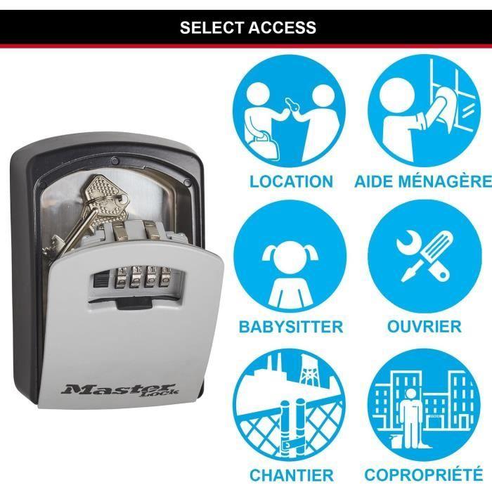 Armoire de sécurité Masterlock Boîte à clés 5403EURD Format XL