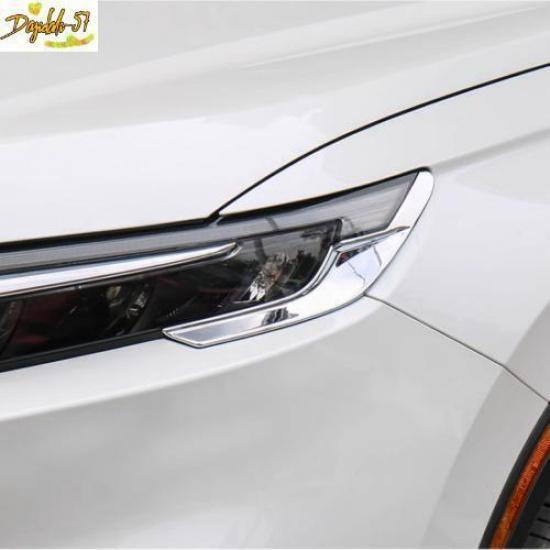 For Honda CRV CR-V  2024 Chrome Car Front Headlight Eyebrow Trim Strips New