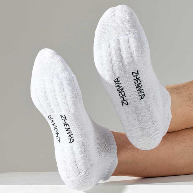 Jarní a letní zesílené pánské ležérní ponožky do lodiček prodyšné ponožky sportovní froté spodní část basketbalové pot absorbující deodorizační ponožky