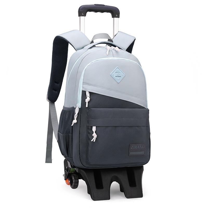 Abnehmbarer Trolley-Rucksack mit doppeltem Verwendungszweck, Schultasche im koreanischen Stil