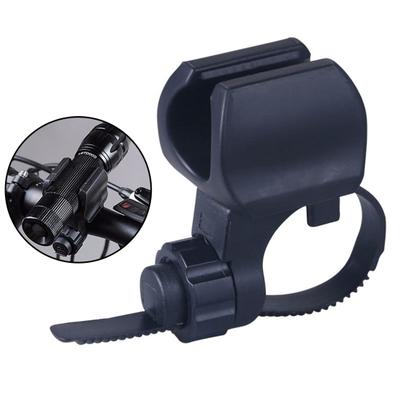 Practical Flashlight Clip Rotary Adjustment Button Easy To Use Accessories Bicycle Light Holder for Road Bike