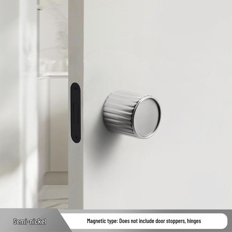 Minimalist Universal Indoor Door Handle Set for Bedroom and Bathroom