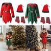Christmas Kid Elf Costume Santa Claus Cosplay Fancy Dress Xmas Festive Outfits