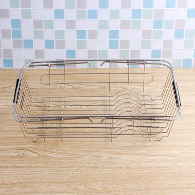 Stainless Steel Adjustable Length Sink Shelf Dish Drying Rack